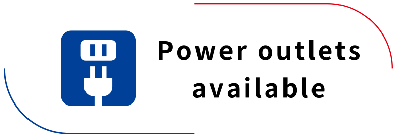 Power outlets available