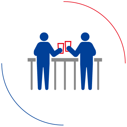 仕事終わりに一杯飲みながら。