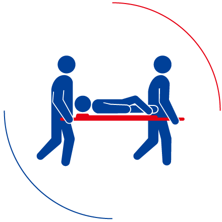 傷病人の移送や緊急搬送。