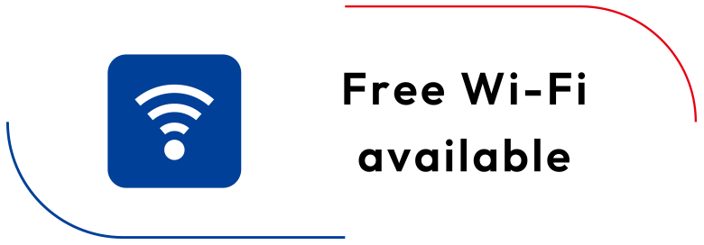 Free Wi-Fi available